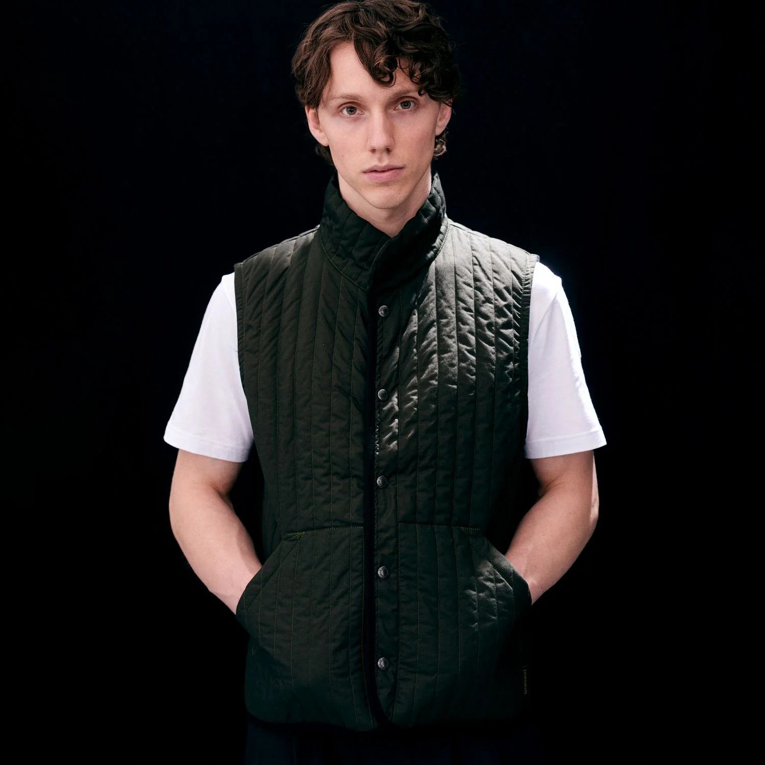 Black Edition High Neck Gilet - Image 3