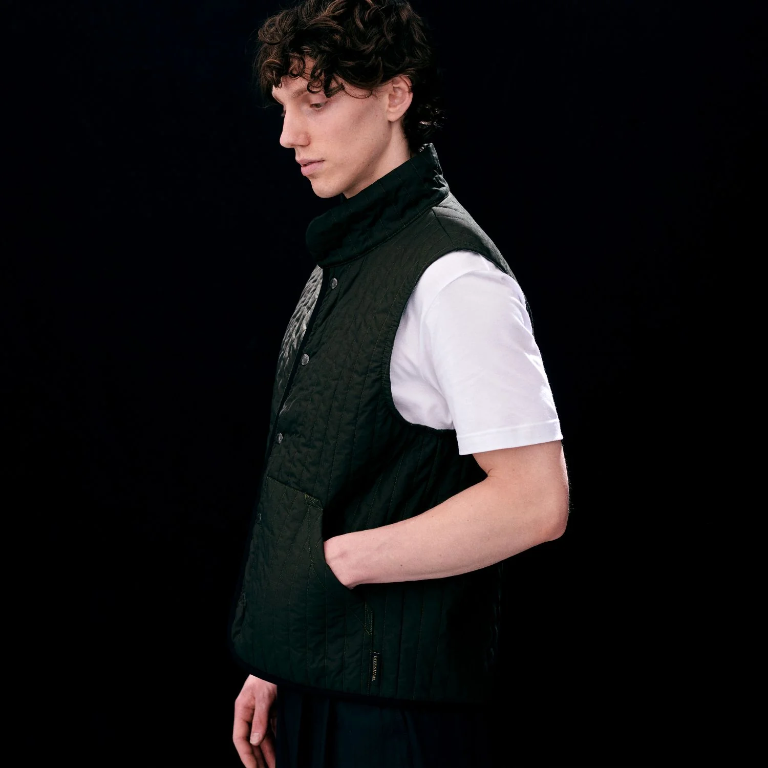 Black Edition High Neck Gilet - Image 4