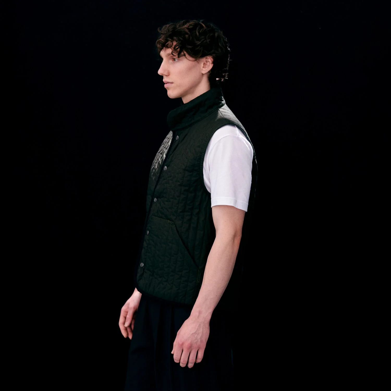 Black Edition High Neck Gilet - Image 5