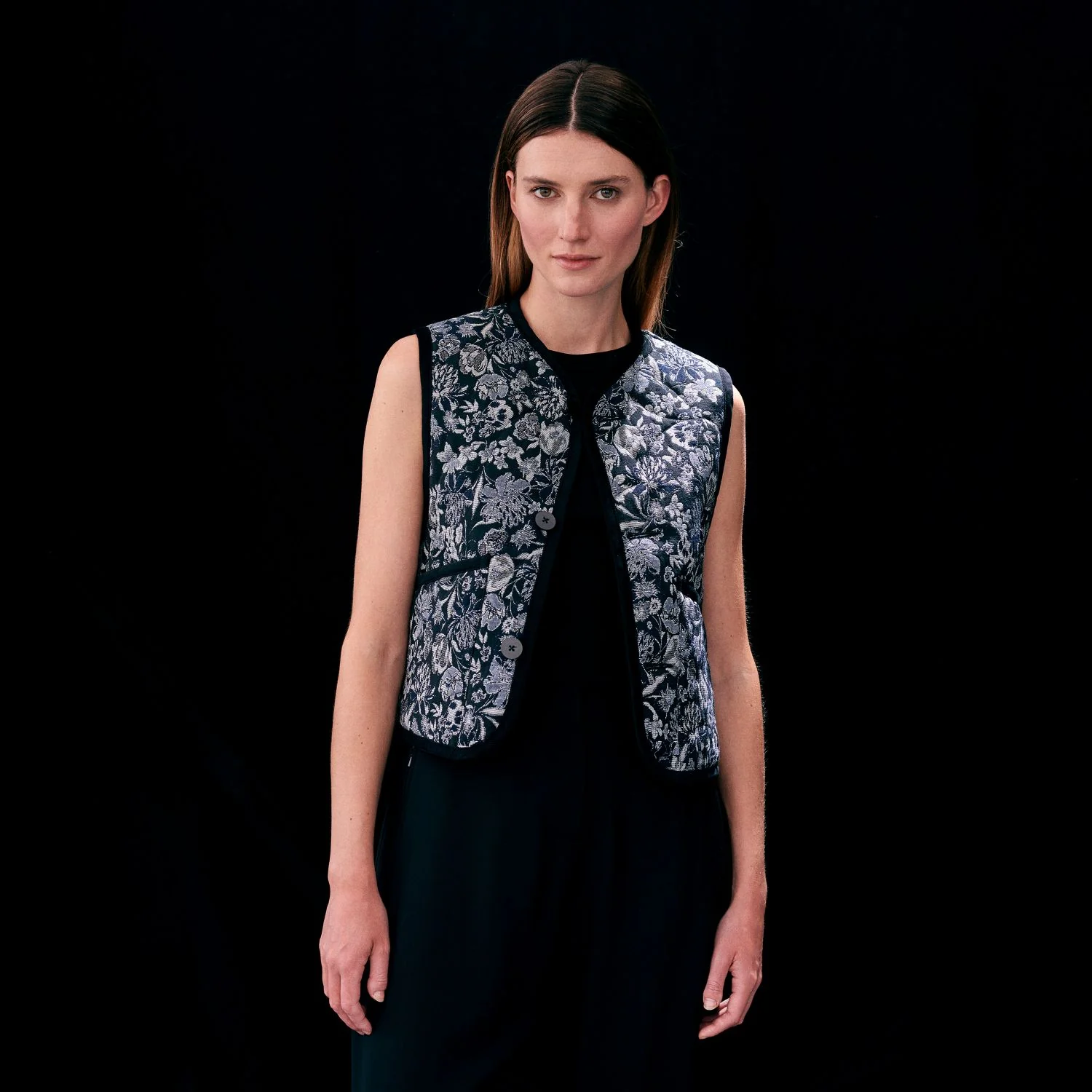Black Edition Jacquard Cropped Thornham - Image 3