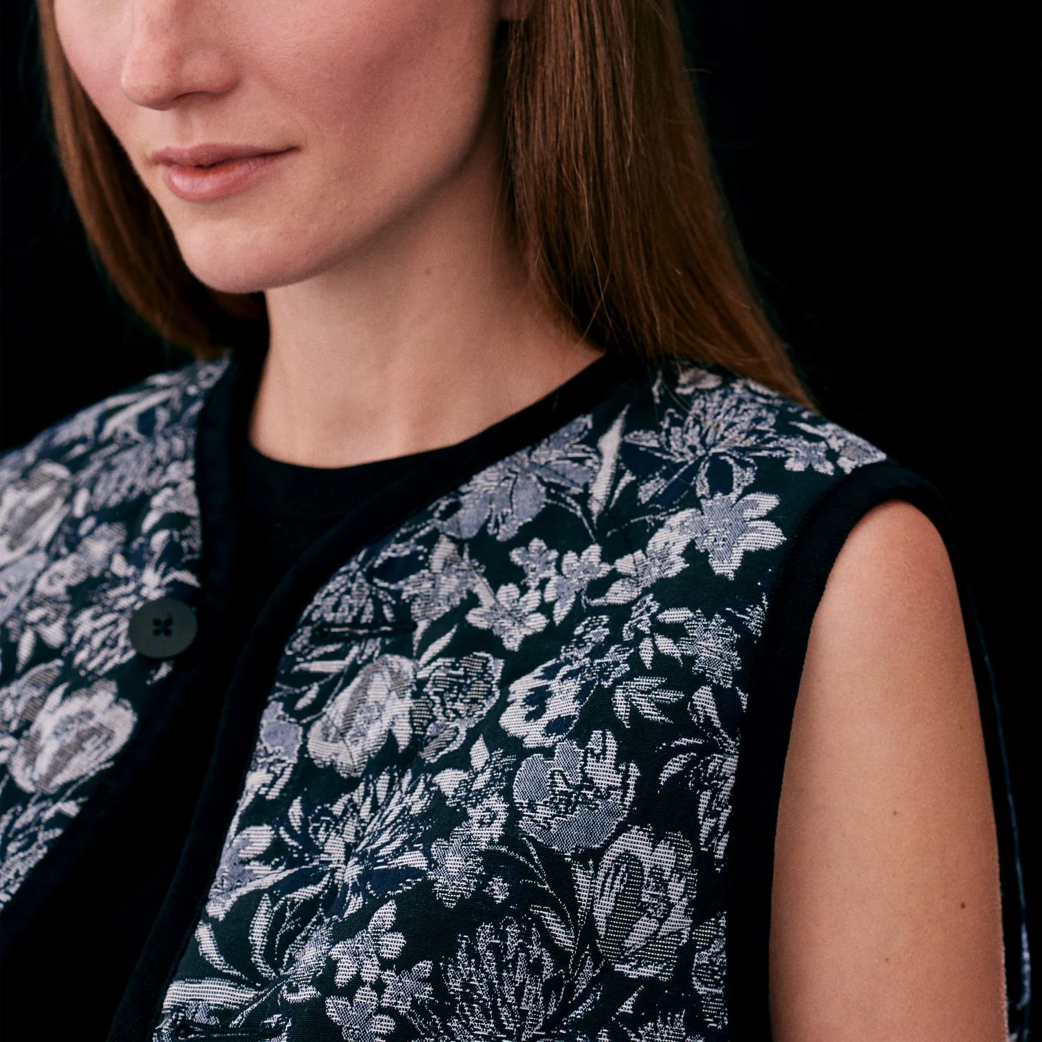 Black Edition Jacquard Cropped Thornham - Image 5