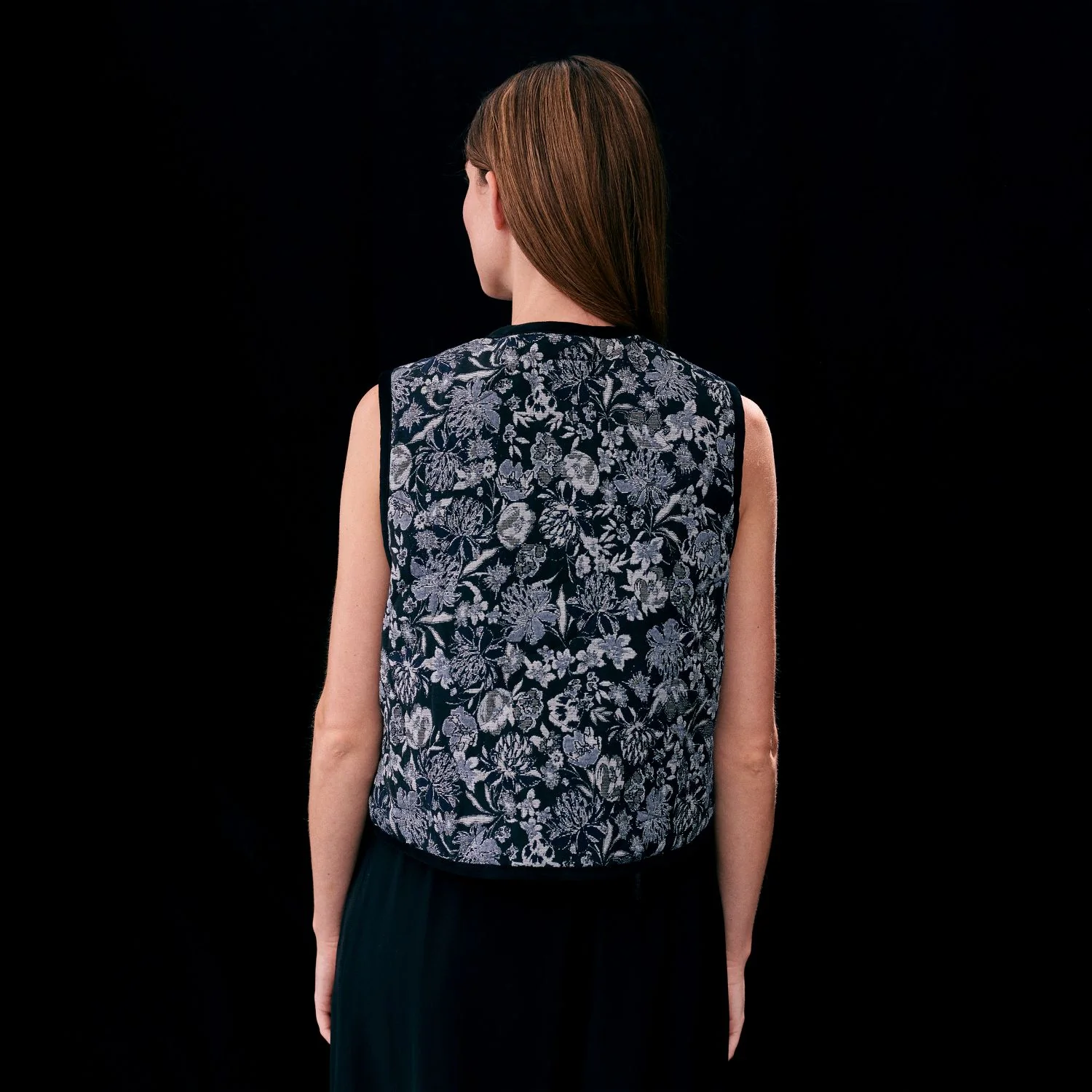 Black Edition Jacquard Cropped Thornham - Image 7