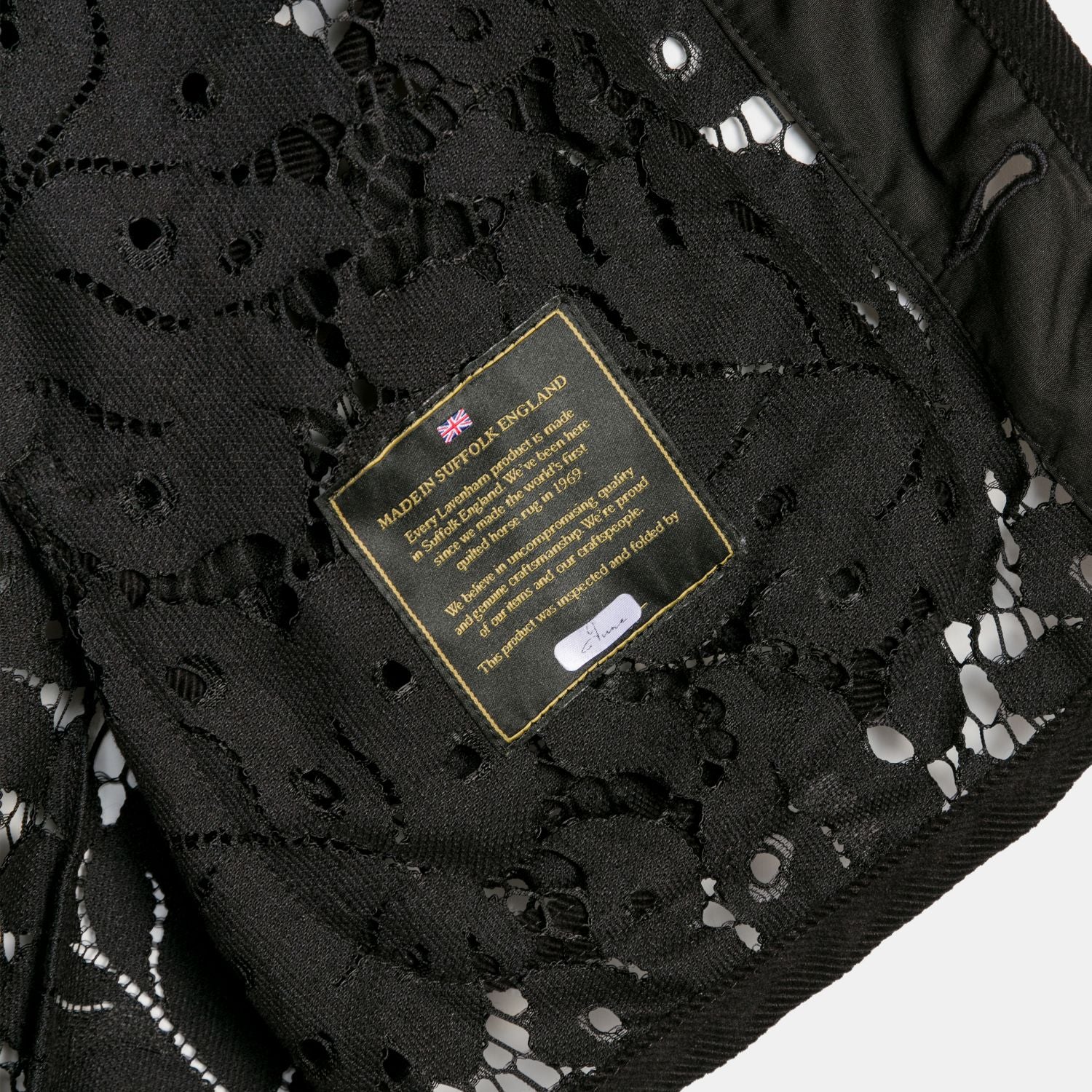 Black Edition Lace Cropped Cocoon Thornham - Image 10