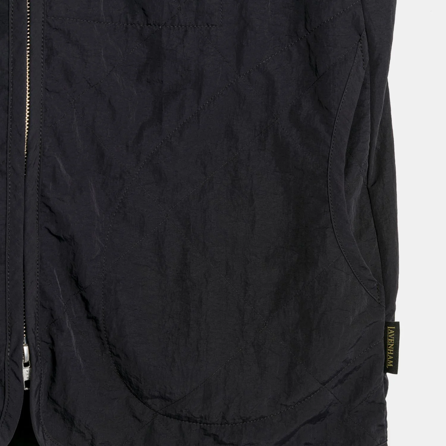 Black Edition Unwadded High Neck Gilet - Image 3