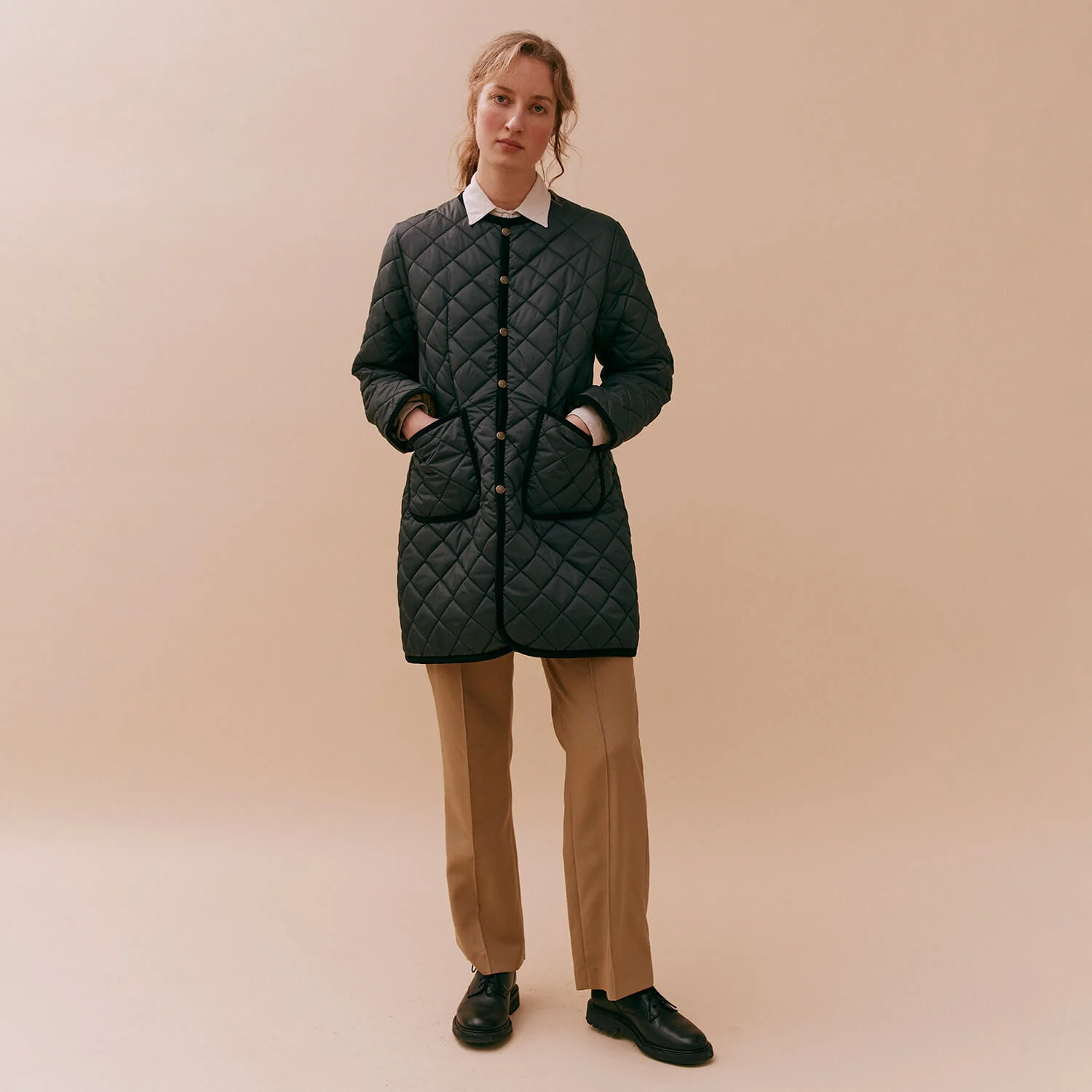 Contrast Cornard Coat - Image 3