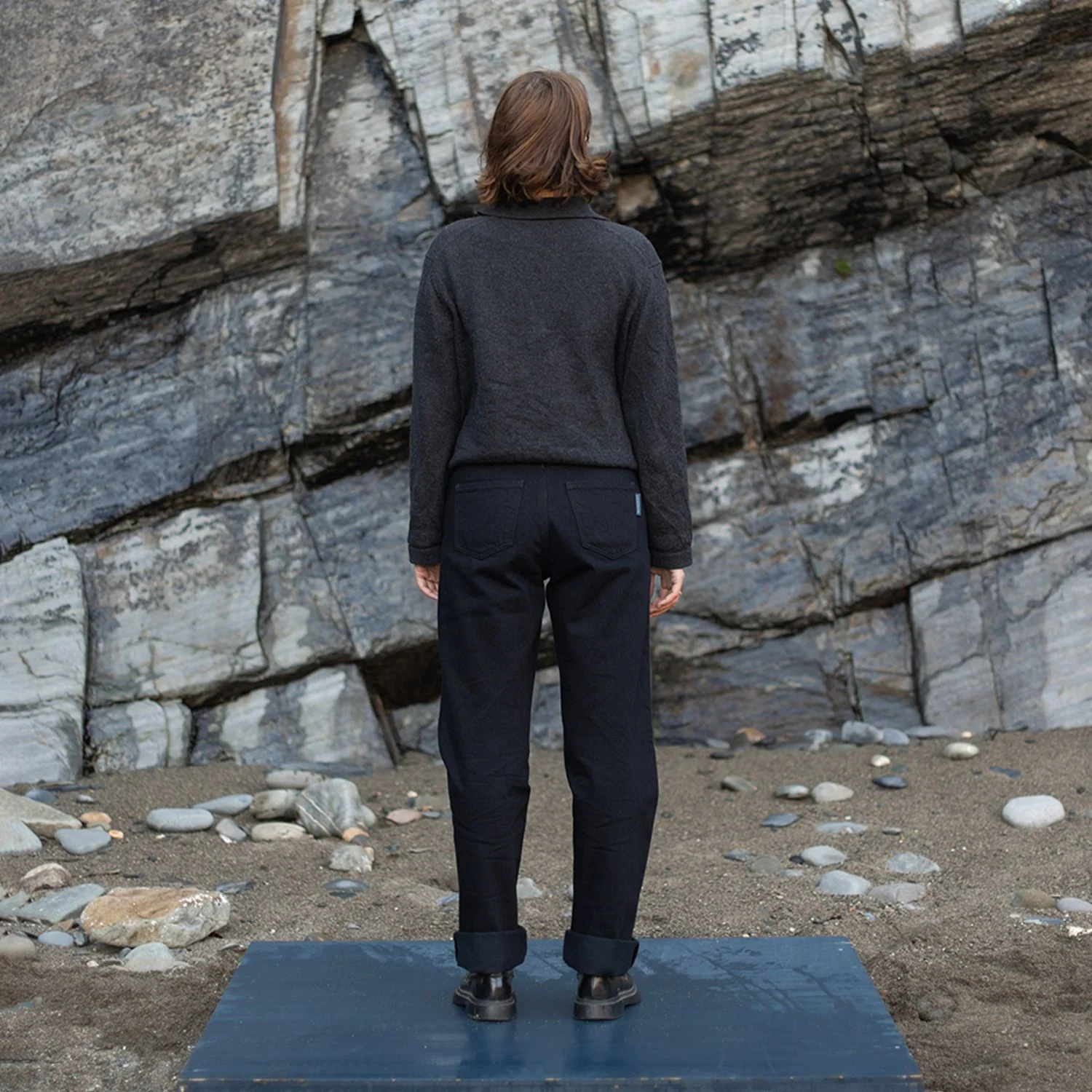 Hiut Denim Black Unisex Jeans - Image 4