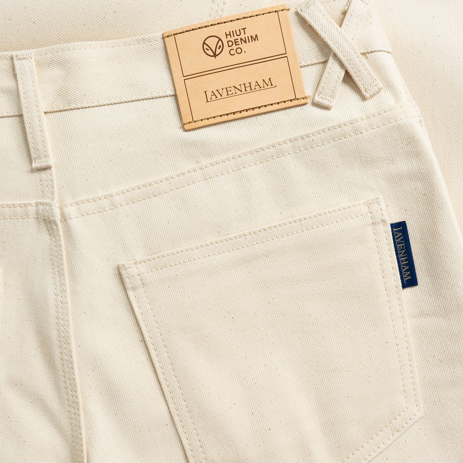 Hiut Denim Ecru Unisex Jeans - Image 11