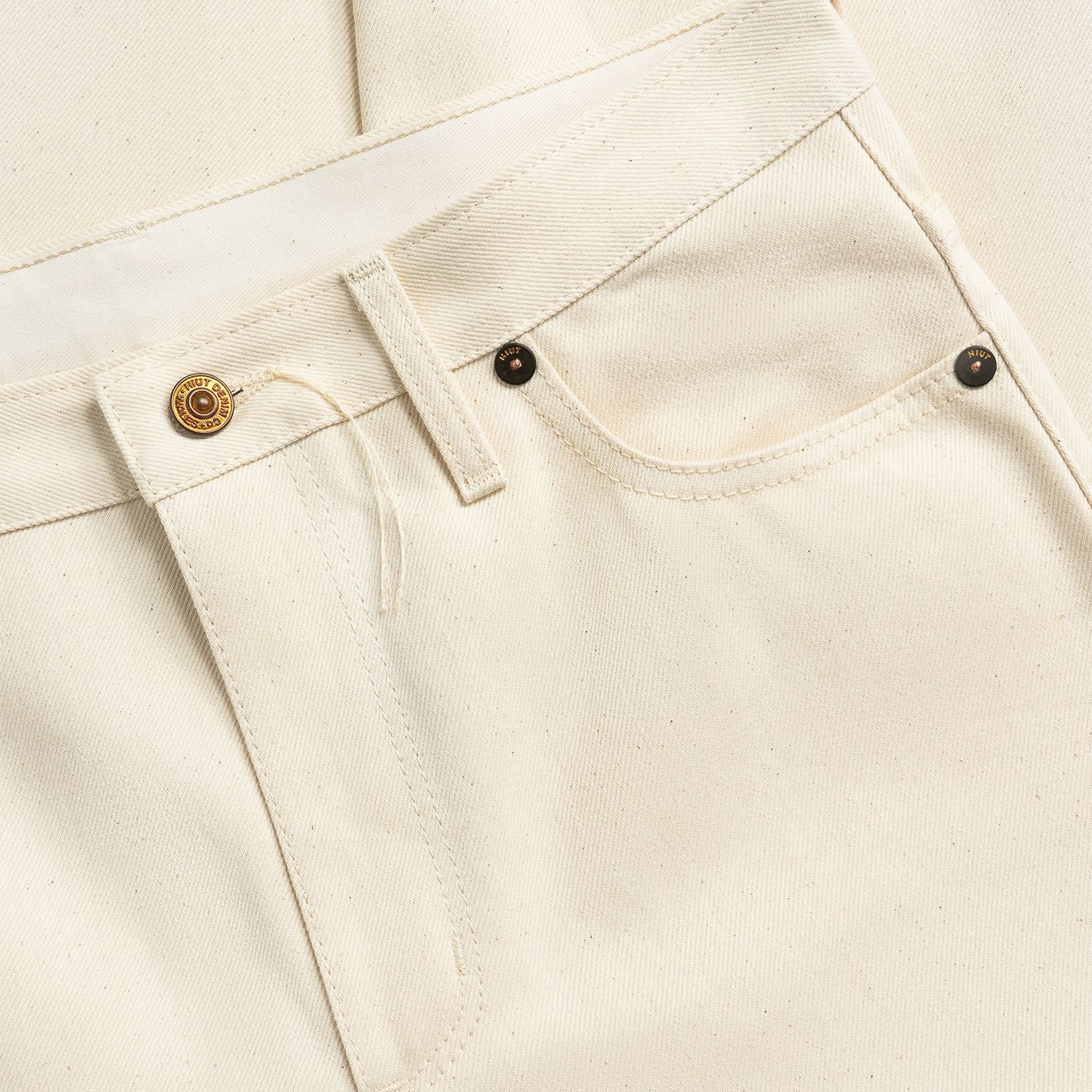 Hiut Denim Ecru Unisex Jeans - Image 9