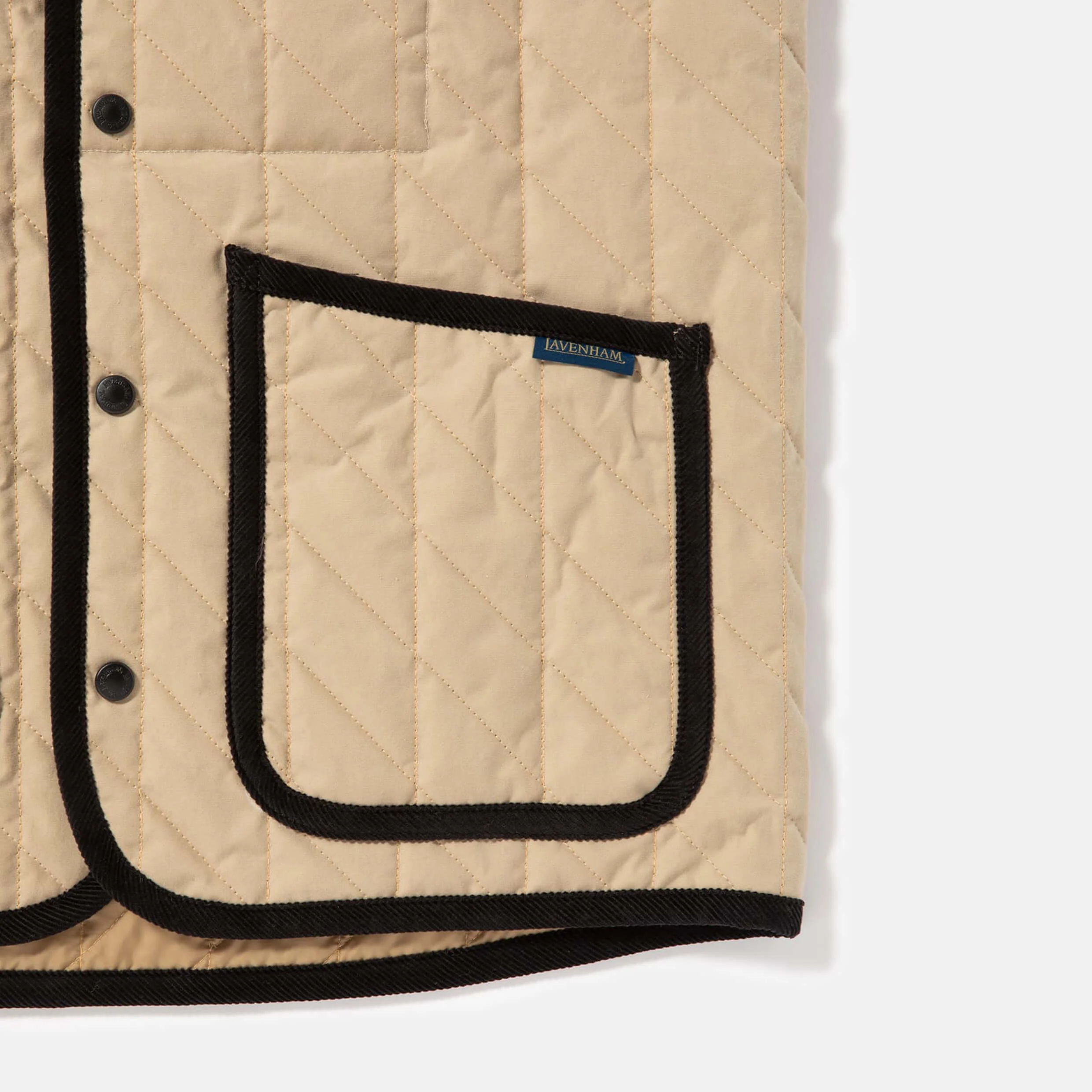 Jackman Bound Pocket Collarless Gilet - Image 8