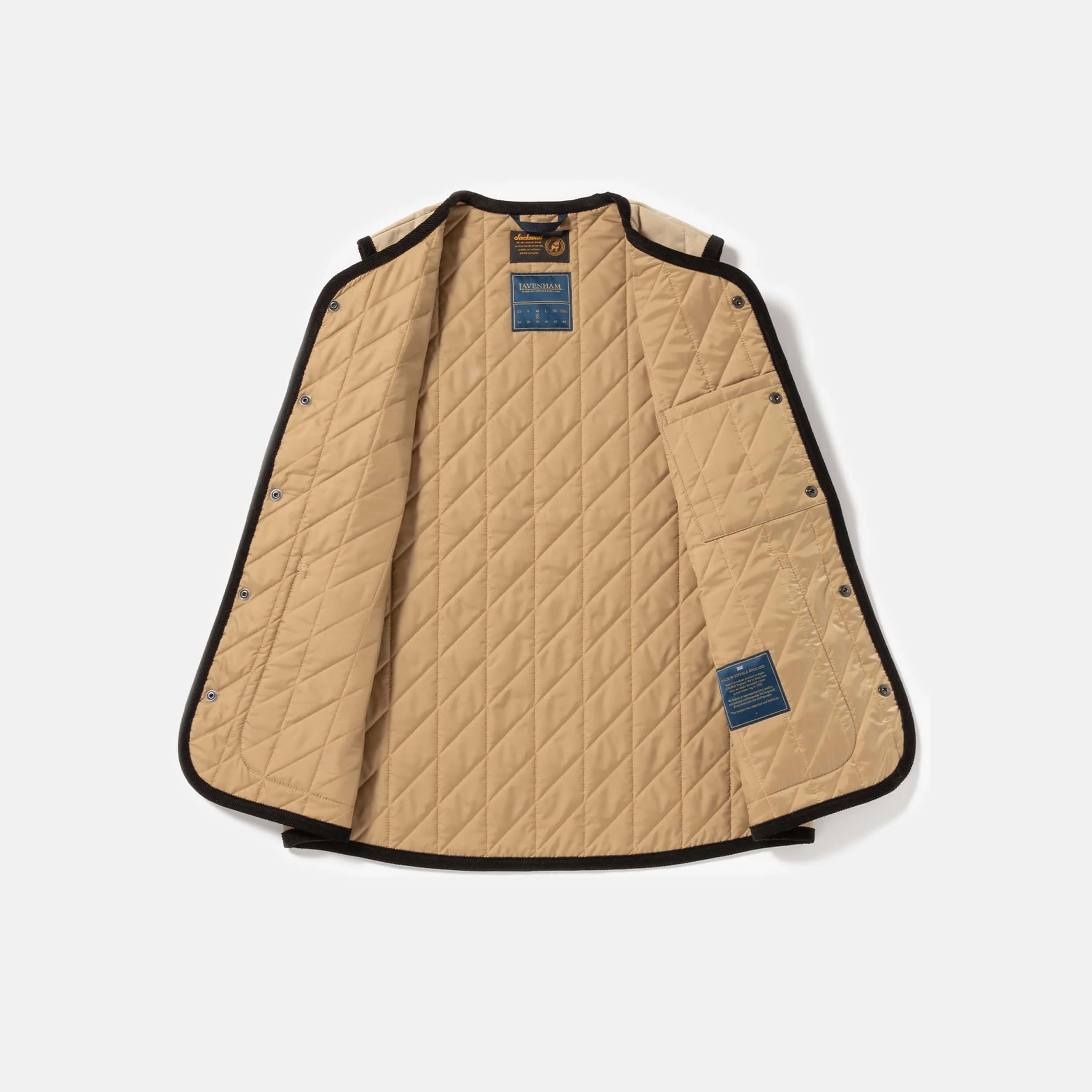 Jackman Bound Pocket Collarless Gilet - Image 9