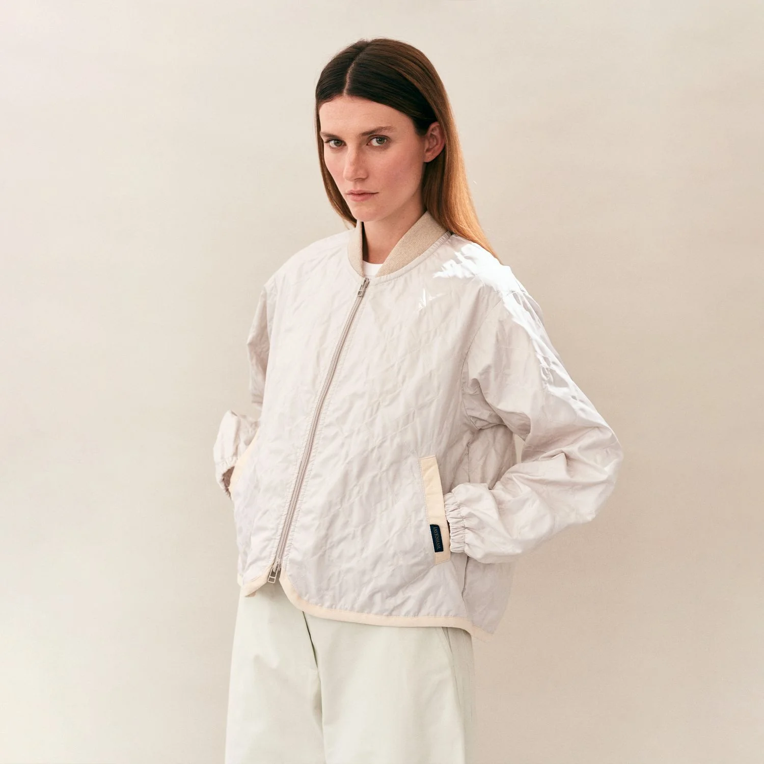 Unwadded Bomber Jacket - Image 3