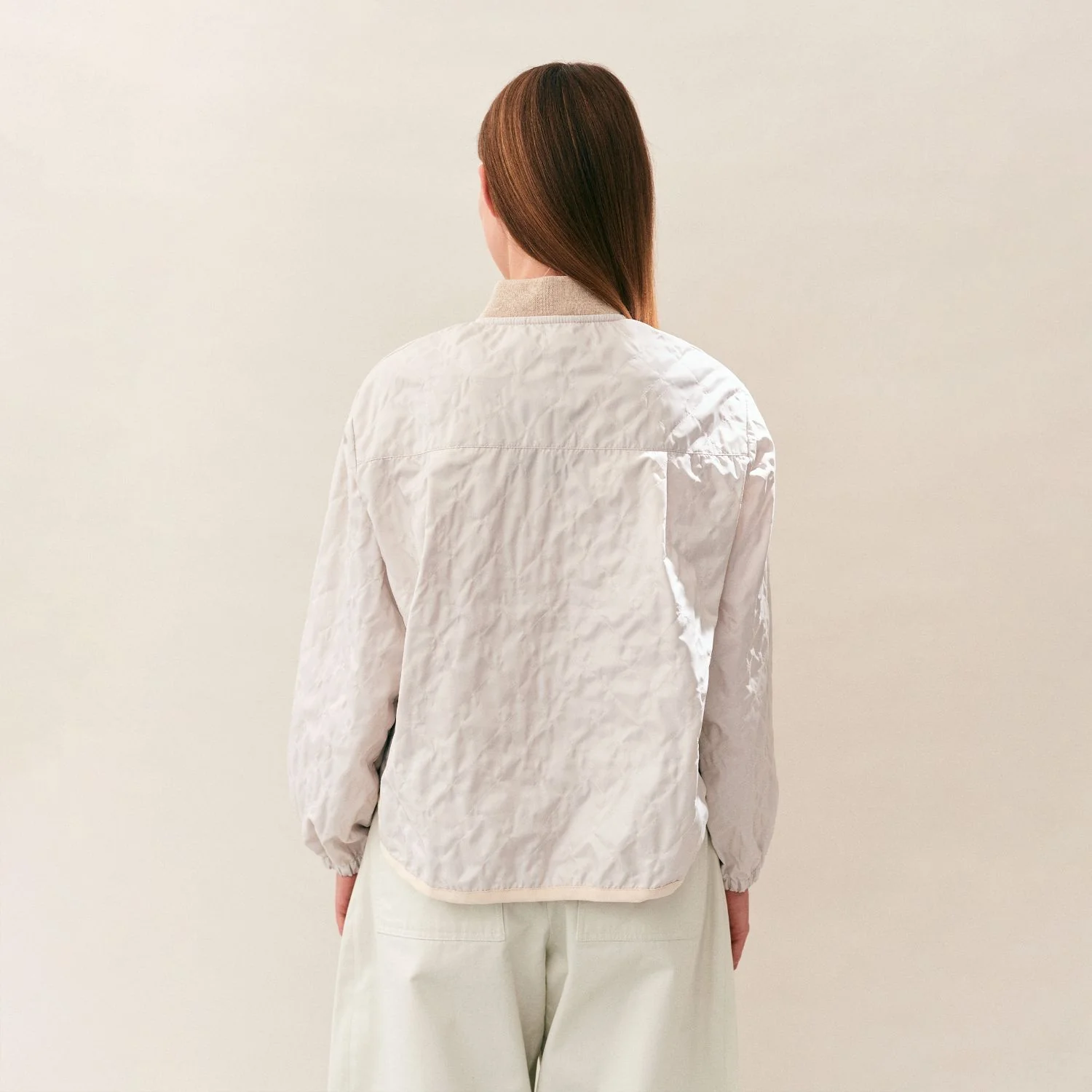Unwadded Bomber Jacket - Image 6