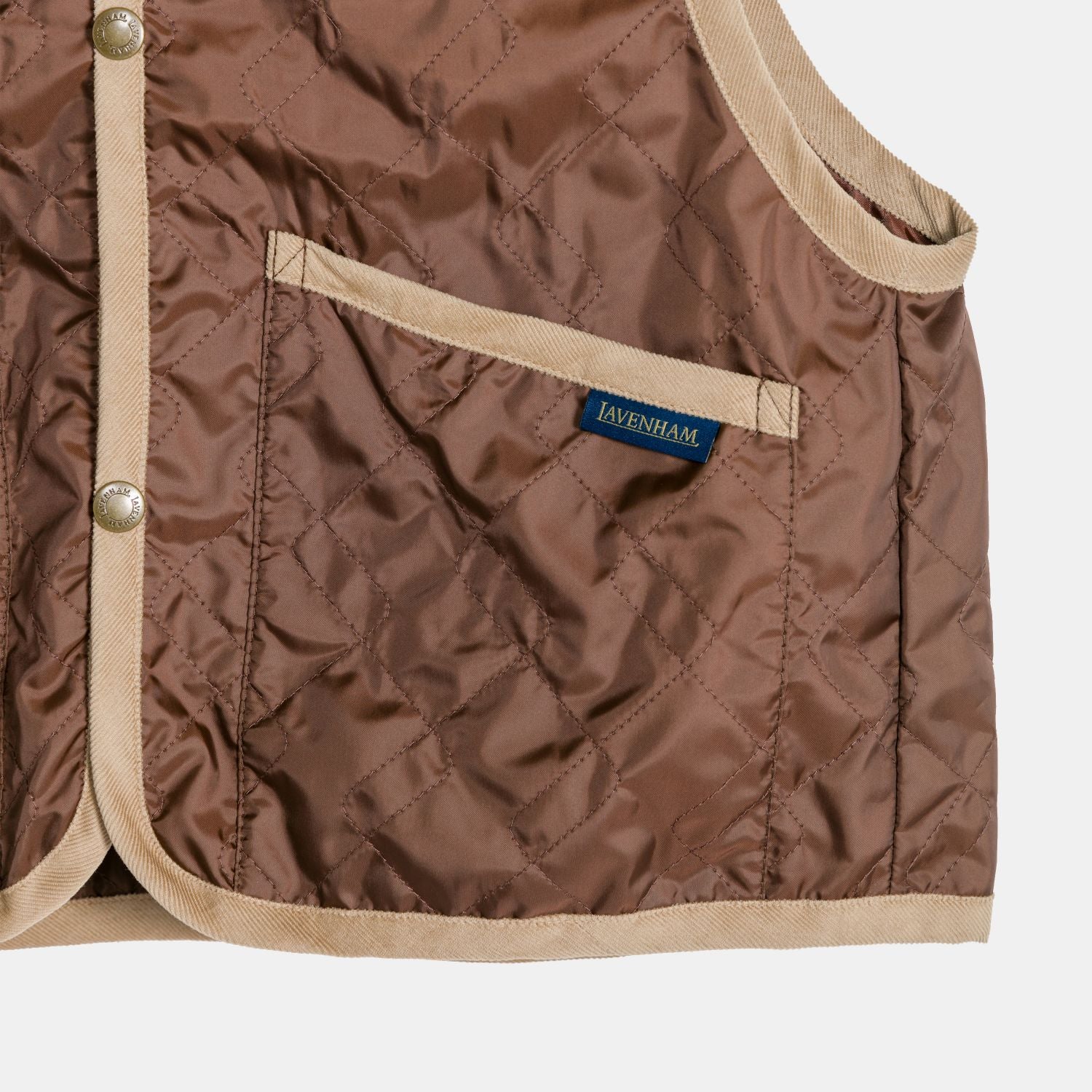 Unwadded Cropped Raydon Gilet - Image 8
